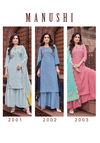 MANUSHI Heavy Festive Wear Latest New Designer Readymade Salwar Suit Collection